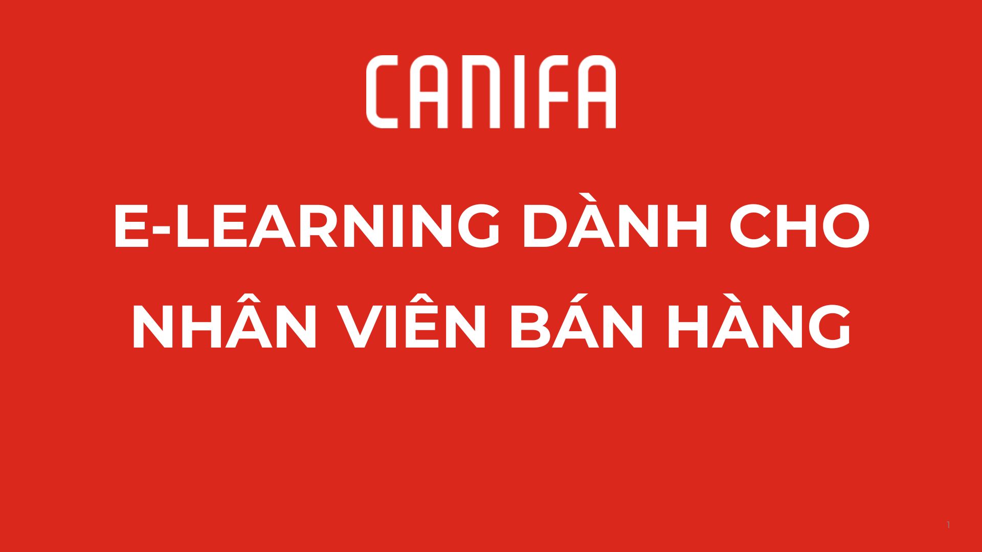 Lộ trình E-Learning dành cho Nhân Viên Bán Hàng